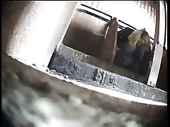 6 movies - Ladies captured peeing in exposed cubicles of a communal toilet Part 2