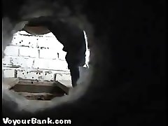 12 movies - Look at three redneck dolls tinkling near spy cam Part 2