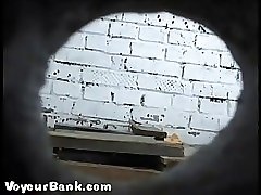 12 movies - Three pussies gushing with pee filmed by voyeur Part 1