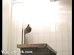 12 movies - Beautiful babe spycammed washing herself in shower Part 1
