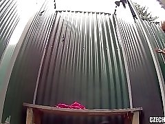 15 movies - Czech Pool Blonde MILF in Shower