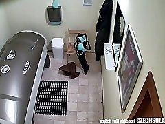 15 movies - Stunning Teen RedHead Girl with Big Natural Tits in Solarium