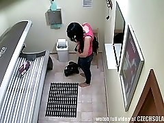 15 movies - First Hidden Cam in PUBLIC SOLARIUM Worldwide