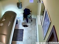 15 movies - Awesome Brunette Belting Perfectly Shaved Pussy