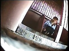 6 movies - Senior and young gals recorded relieving themselves in a shared area Part 3