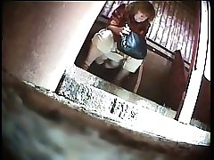 6 movies - Young and older gals recorded in a shared bathroom Part 3