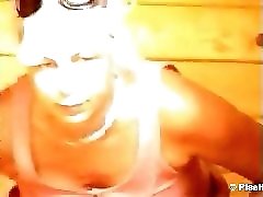 8 movies - Sneaky watcher records a captivating blonde mom in a restroom moment Part 3