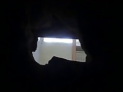 6 movies - Young blonde stunner filmed relieving herself in a public restroom Part 1