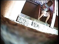 6 movies - Device records gals relieving themselves in a park’s shared bathroom Part 3