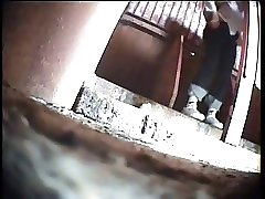 6 movies - Curvaceous women filmed urinating in a public restroom Part 1