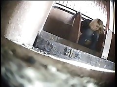 6 movies - Ladies captured peeing in exposed cubicles of a communal toilet Part 2