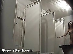 12 movies - Spying after slim longhaired honey with bushy twat Part 1