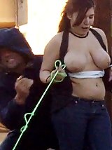 16 pictures - Girls sharked, stripped and pantsed in public!